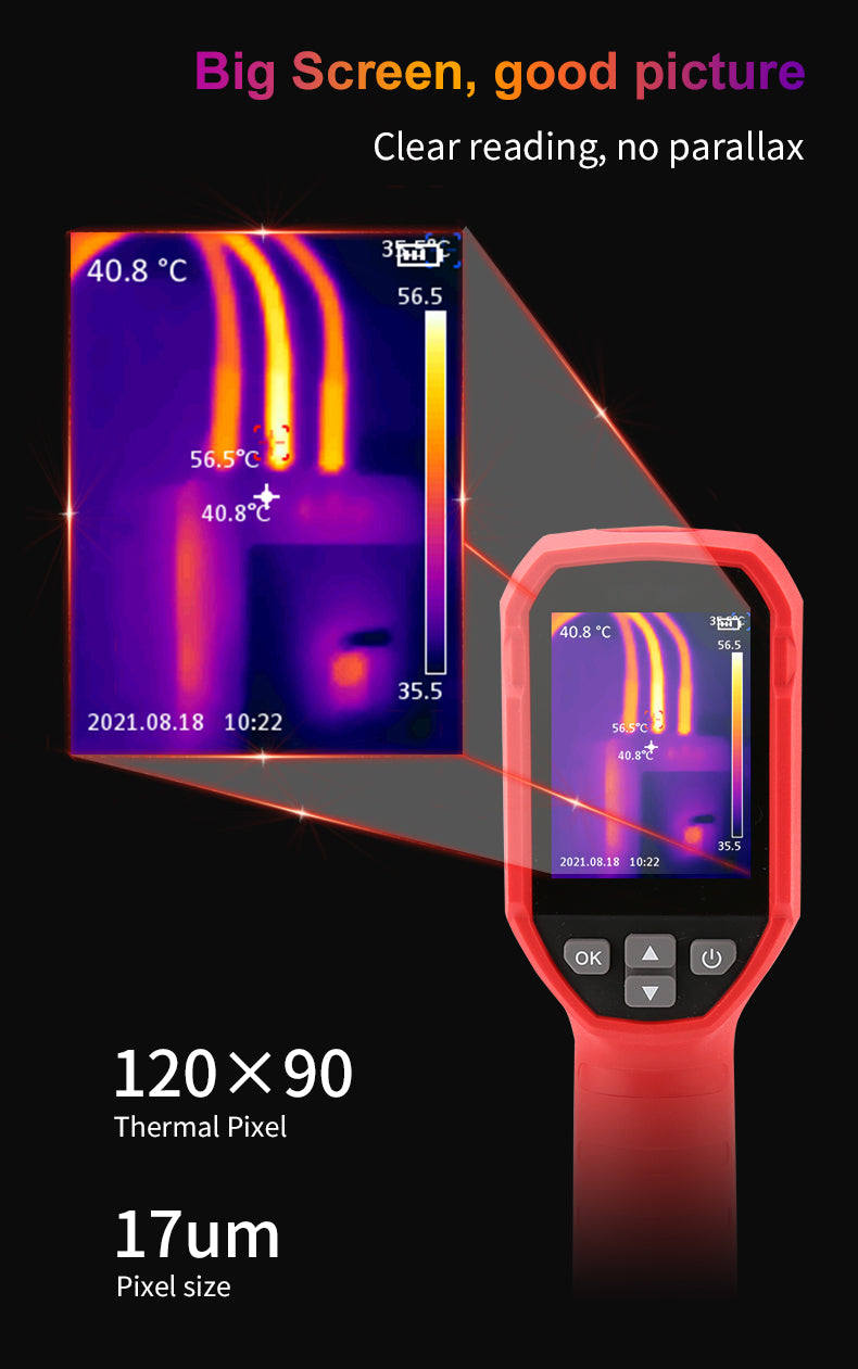 Chargez l&#39;image dans la visionneuse de la galerie, [UTi120S] UNI-T  Infrared Thermal Imager Handheld Temperature Thermal Camera PCB Circuit Industrial Testing
