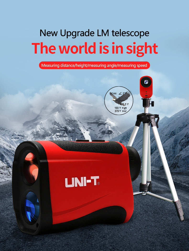 Chargez l&#39;image dans la visionneuse de la galerie, [LM600] UNI-T Golf Laser Rangefinder Laser Range Finder Telescope Distance Meter Altitude Angle
