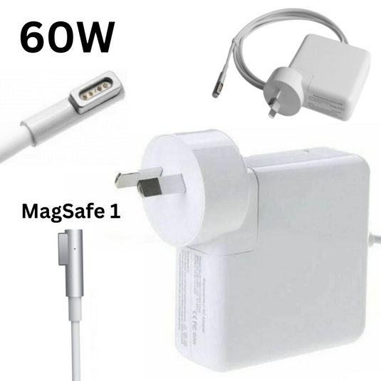 [16.5V-3.65A/60W][Magsafe 1 / "L" Tip] MacBook Pro 13" A1278 Charger Power Adapter (16.5V-3.65A) - Polar Tech Australia