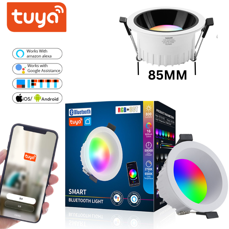 Load image into Gallery viewer, [TUYA Smart Home] RGB LED 15W Downlight Ceiling Light Bluetooth Wireless Control - Polar Tech Australia
