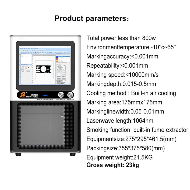 Load image into Gallery viewer, [Built-in Computer][PG-PRO] M-Triangle Mini Laser Machine Engraving Machine iPhone Back Glass Repair Replacement Machine - Polar Tech Australia
