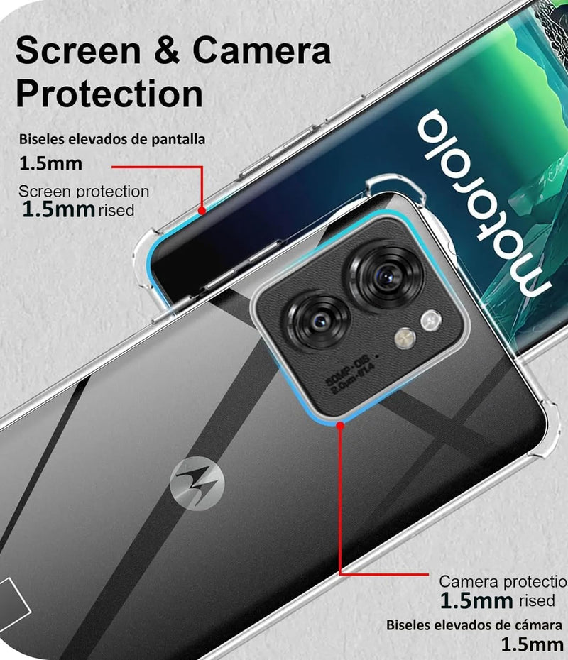 Load image into Gallery viewer, Motorola Moto Edge 40/Edge 2023  - AirPillow Cushion Transparent Soft Clear TPU Four Corners Protective Case
