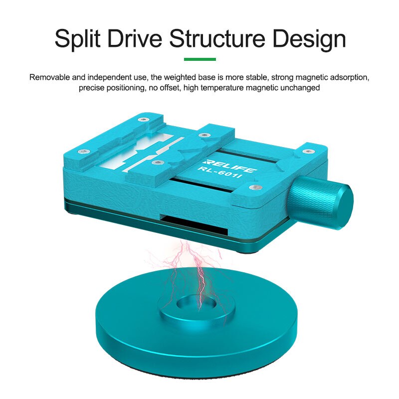 Chargez l&#39;image dans la visionneuse de la galerie, [RL-601I] Relife Multifuntional Mini Dismantle Motherboard Repair Rotation Fixture - Polar Tech Australia
