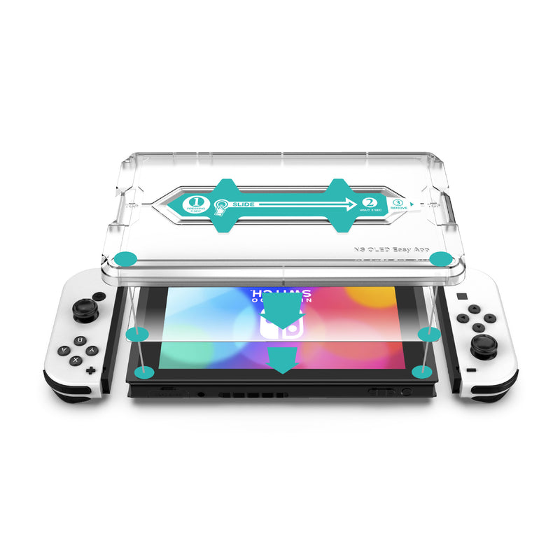 Chargez l&#39;image dans la visionneuse de la galerie, [Easy Automatic Fit] Magic Glass Protector - Nintendo Switch OLED Screen Protector
