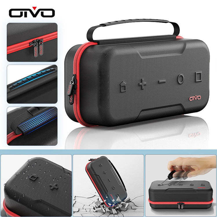 Chargez l&#39;image dans la visionneuse de la galerie, [IV-SW188] Nintendo Switch OLED Carrying Case EVA Shockproof Handheld Storage Bag
