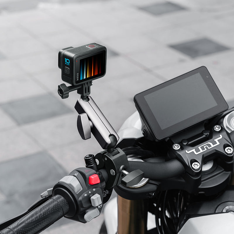 Cargue la imagen en el visor de la galería, GoPro Accessories | Action Camera Mount | Insta360 X3 Bicycle &amp; Motorcycle Handlebar Mount
