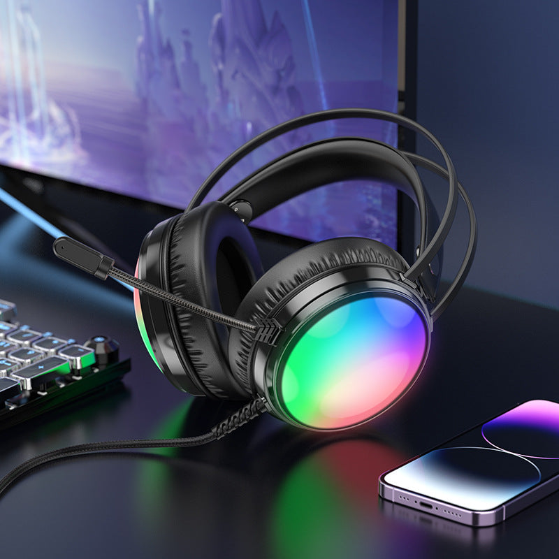 Cargue la imagen en el visor de la galería, [BO108] Borofone Wired RGB Light Gaming Earphone Earpod Headphone - Polar Tech Australia
