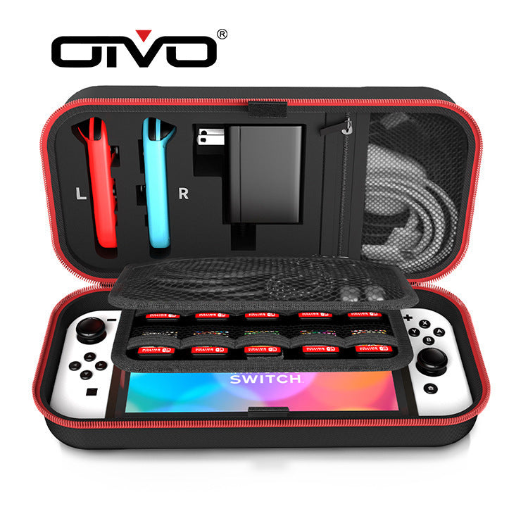 Cargue la imagen en el visor de la galería, [IV-SW188] Nintendo Switch OLED Carrying Case EVA Shockproof Handheld Storage Bag
