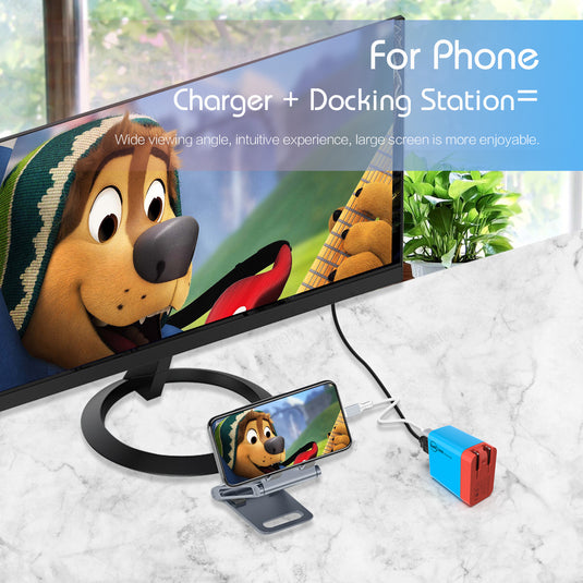 Switch Dock GaN Fast Charging HDMI Hub Portable Dock