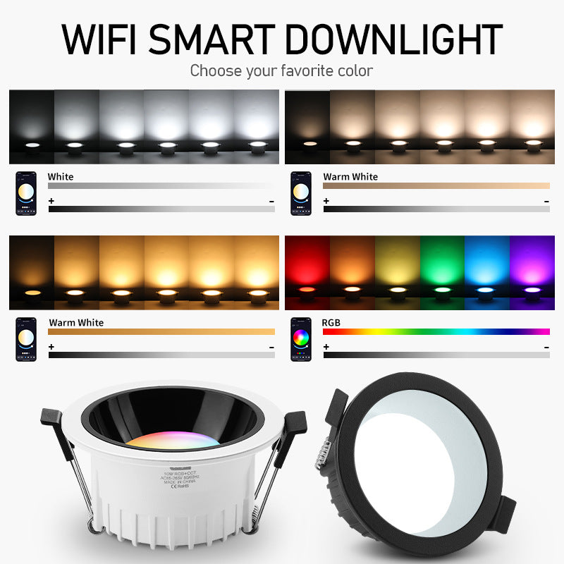 Load image into Gallery viewer, [TUYA Smart Home] RGB LED 15W Downlight Ceiling Light Bluetooth Wireless Control - Polar Tech Australia
