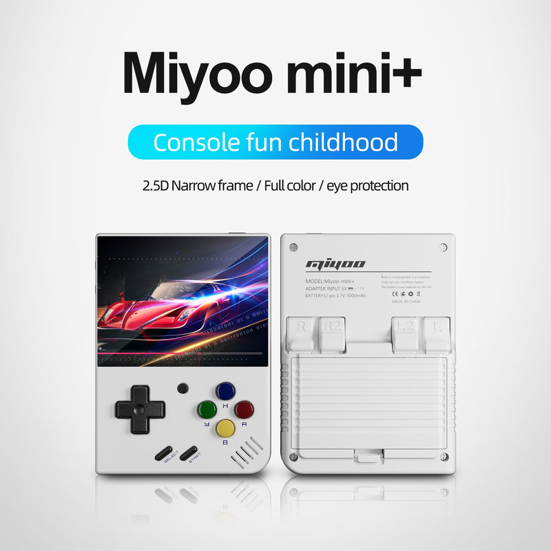 Load image into Gallery viewer, Miyoo Mini Plus 3.5 Inch IPS Screen Retro Handheld Game Console (64GB)
