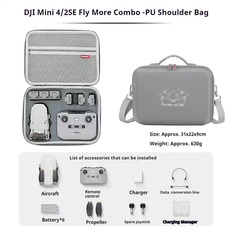 Cargue la imagen en el visor de la galería, DJI Mini 3/4 Pro/2 SE Storage Bag Portable Case
