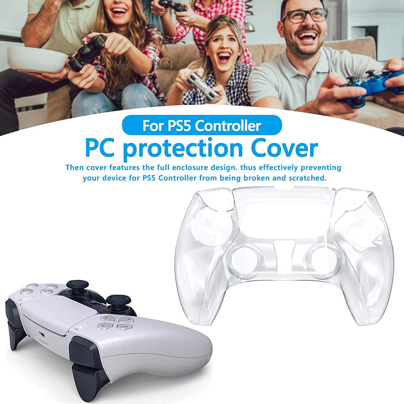 Cargue la imagen en el visor de la galería, PS5 Wireless Controller Full Cover Crystal Protective Case
