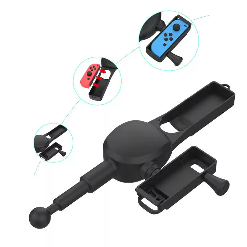 Cargue la imagen en el visor de la galería, [With Reel Sound] Switch Fishing Rod Legend Fishing Motion-Sensing Game Fishing Controller Accessory
