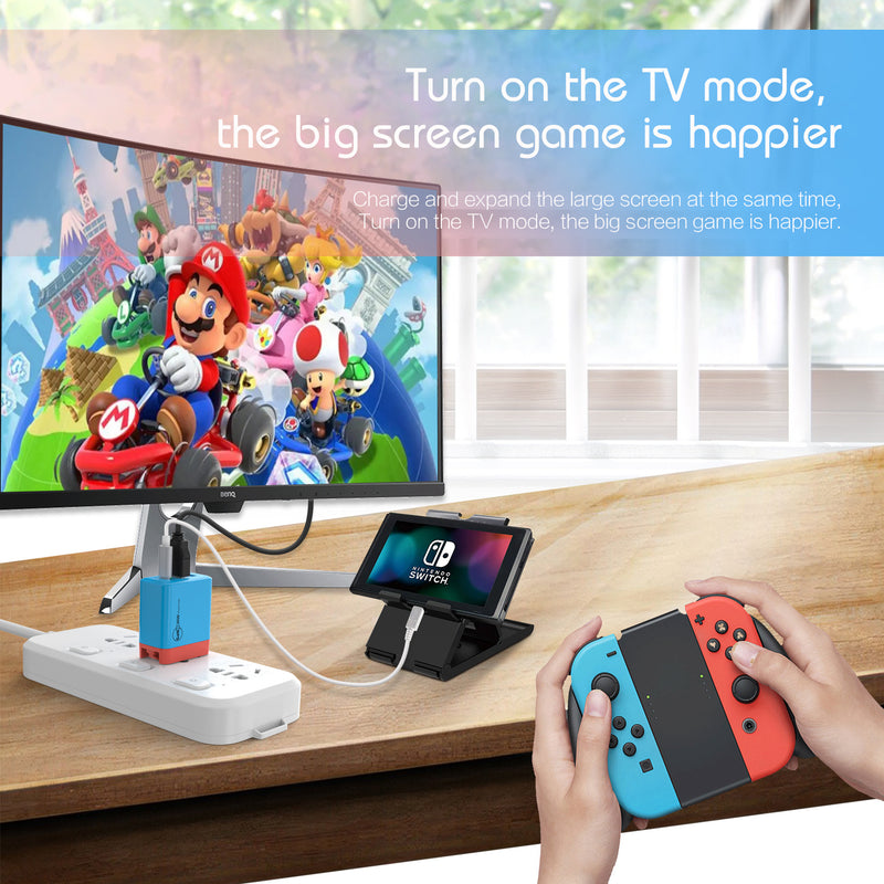 Cargue la imagen en el visor de la galería, Switch Dock GaN Fast Charging HDMI Hub Portable Dock
