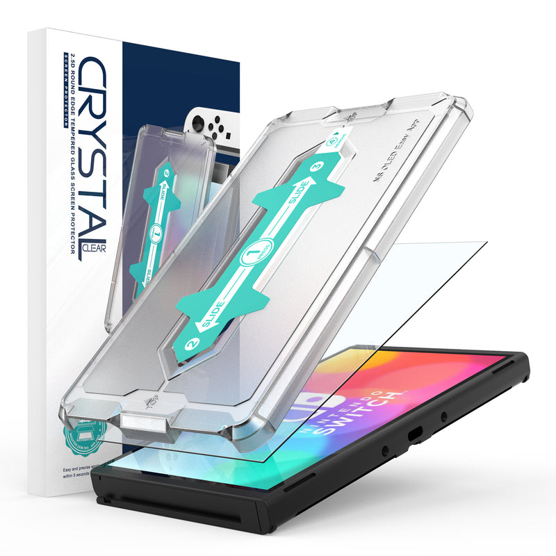 Chargez l&#39;image dans la visionneuse de la galerie, [Easy Automatic Fit] Magic Glass Protector - Nintendo Switch OLED Screen Protector
