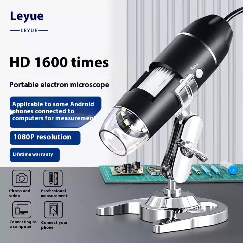 Load image into Gallery viewer, [Z01-5] LEY Portable Digital Microscope USB High-Definition Industrial Microscope for Repair Watch PCB
