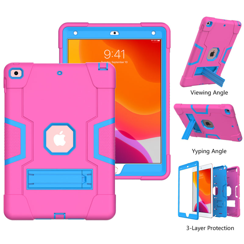 Load image into Gallery viewer, Apple iPad Air/Air 2/Pro 9.7&quot;/5th (2017)/ 6th (2018) 9.7&quot; Defender Heavy Duty Drop Proof Rugged Protective Stand Case - Polar Tech Australia
