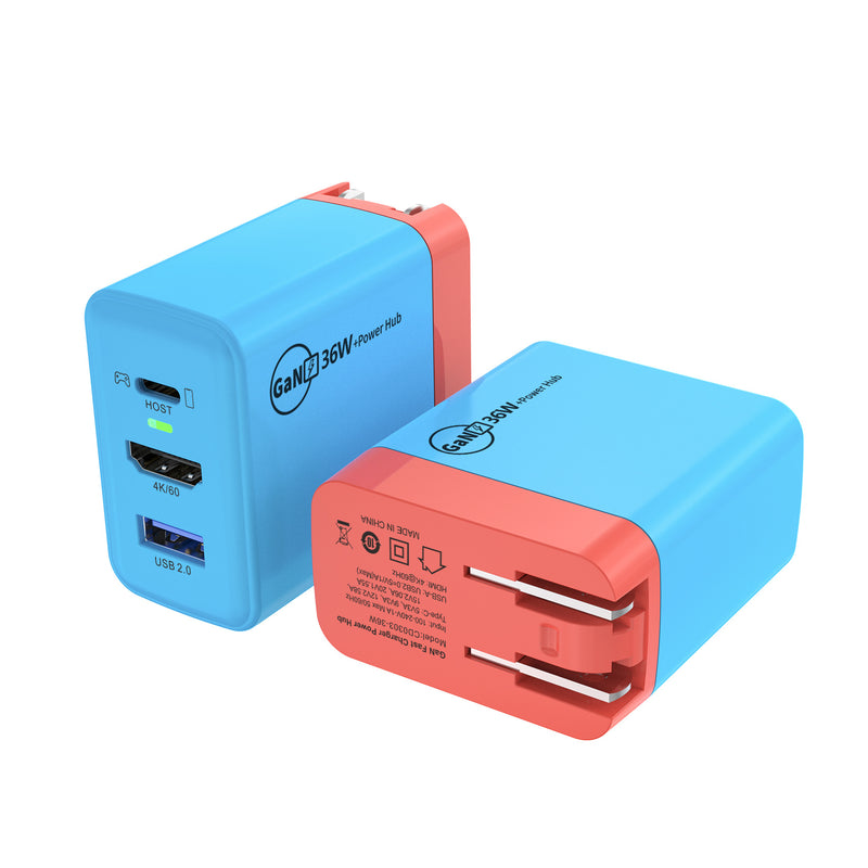 Load image into Gallery viewer, Switch Dock GaN Fast Charging HDMI Hub Portable Dock
