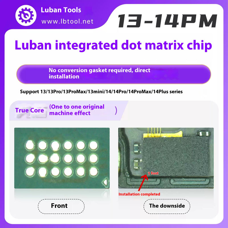 Cargue la imagen en el visor de la galería, LuBan L3 Mini programador de reparación de batería de identificación facial para iPhone 6- 14Pro Max, matriz de puntos, detección de identificación facial, programa de datos de batería de reparación
