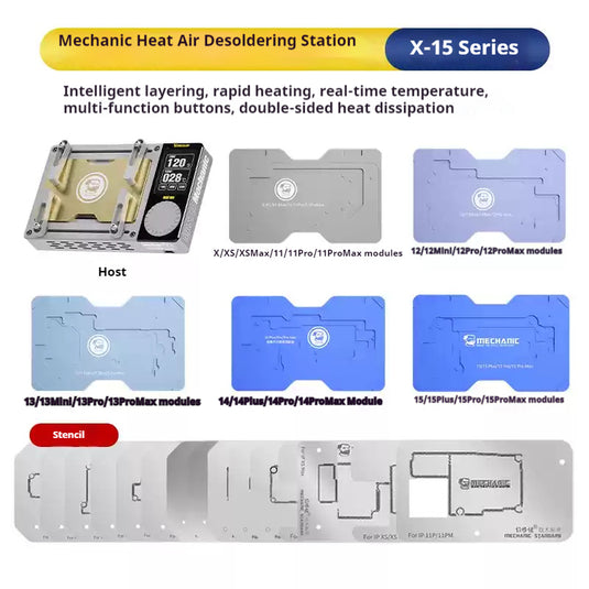 Mechanic Heat Air Desoldering Station For iPhone X-15 Pro Max