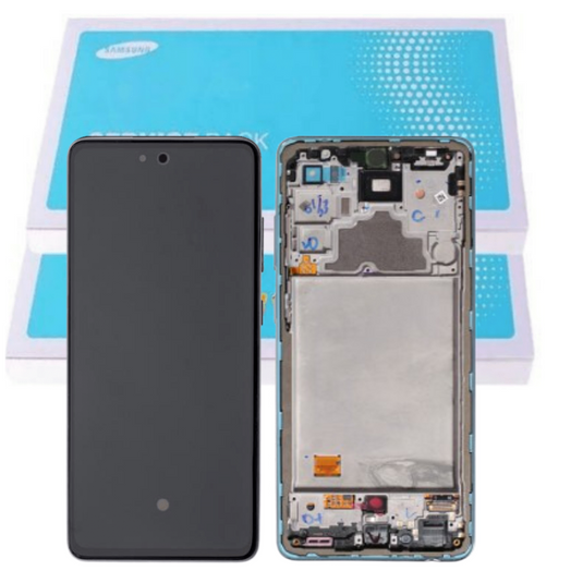 [Samsung Service Pack] [With Frame] Samsung Galaxy A72 (SM-A725/A726) LCD Touch Digitizer Screen Assembly - Polar Tech Australia