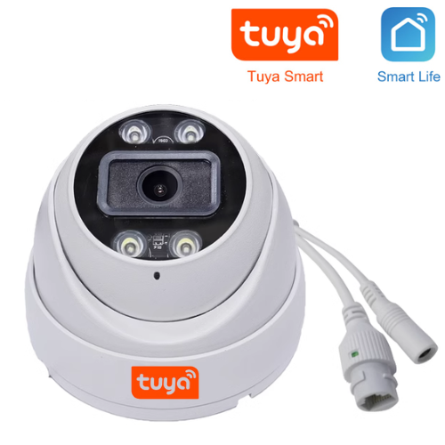 Load image into Gallery viewer, [TUYA Smart Home] 4MP FHD Wireless WIFI Dome Full Color Night Vision Security Camera 2-WayTalk With Light &amp; Siren
