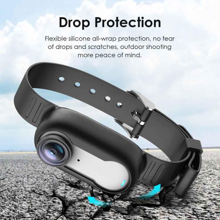 Cargue la imagen en el visor de la galería, Insta360 GO 3 / GO 3S PULUZ Camera Silicone Case Wristband Bicycle Strap Extension Mount
