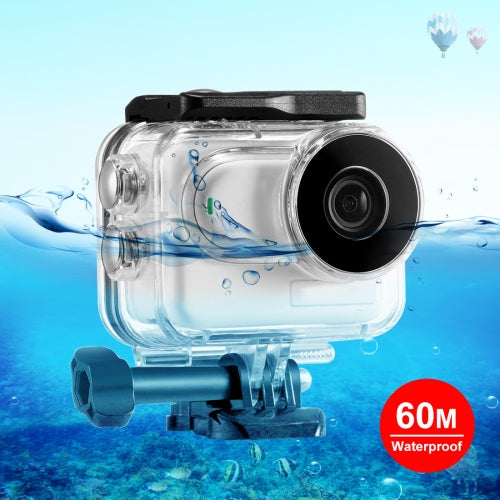 Cargue la imagen en el visor de la galería, Insta360 GO 3 / GO 3SPULUZ 60m Underwater Waterproof Housing Case with Base Adapter &amp; Screw (Transparent
