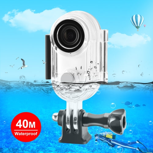 Chargez l&#39;image dans la visionneuse de la galerie, Insta360 GO 3 / GO 3S PULUZ 40m Underwater Waterproof Housing Case with Base Adapter &amp; Screw (Transparent)
