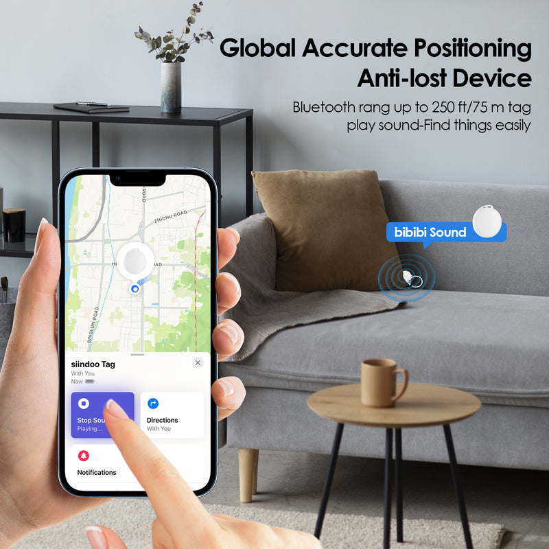 Load image into Gallery viewer, [Siindoo]  AirTag Mini GPS Tracker Smart Tag Luggage Wallet Pet Key Finder
