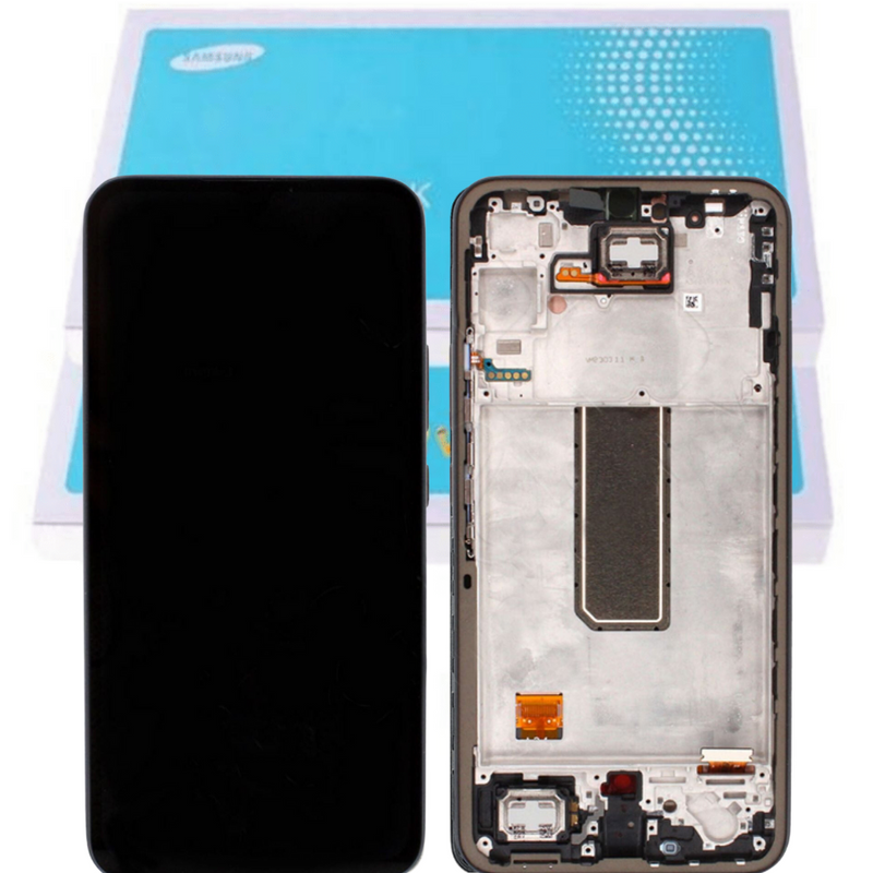 Cargue la imagen en el visor de la galería, [Samsung Service Pack] Samsung Galaxy A54 5G (SM-A546) AMOLED LCD Touch Digitizer Screen Assembly With Frame - Polar Tech Australia
