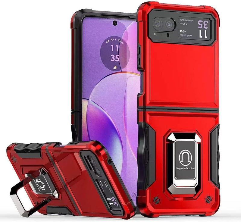 Load image into Gallery viewer, [Built-in Kickstand] Motorola Moto Razr 40/Razr 2023 - Military Grade TPU+PC Shockproof Heavy Duty Case
