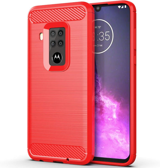 Motorola Moto One zoom - Shield Shockproof Rugged Heavy Duty Case  With 2PC Tempered Glass Screen Protector