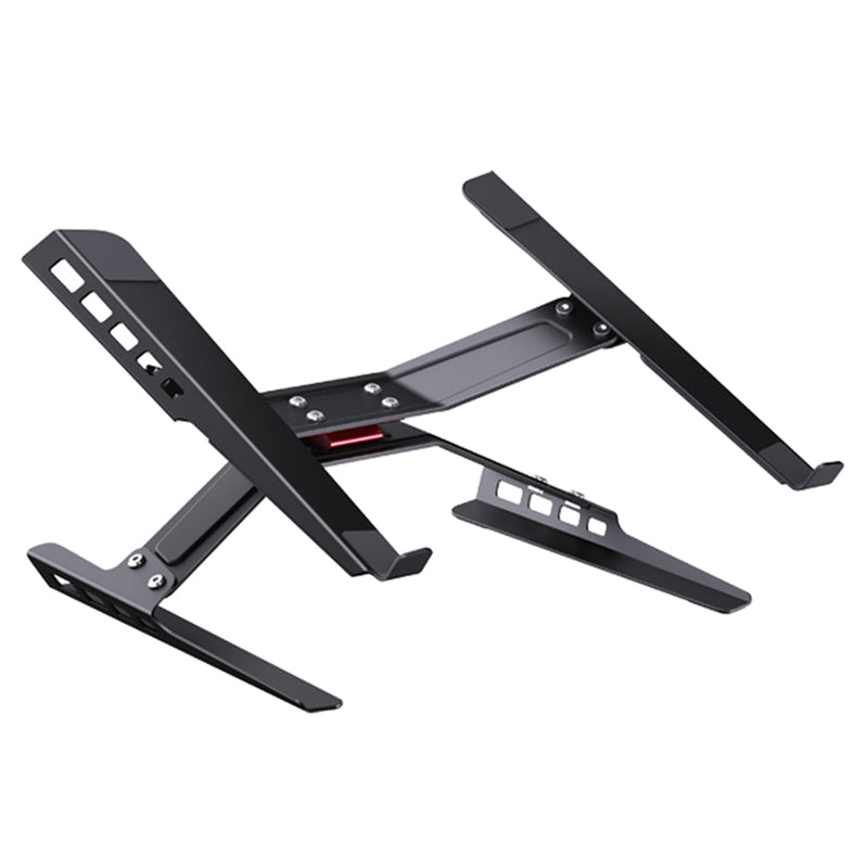 Chargez l&#39;image dans la visionneuse de la galerie, Laptop Stand Adjustable Laptop Holder Riser Carbon Steel Portable Notebook Stand
