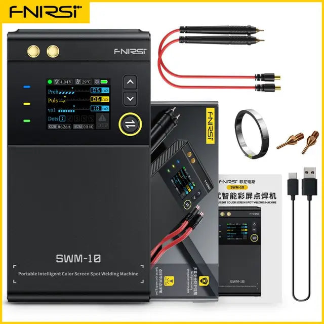 Load image into Gallery viewer, [SWM-10] FNIRSI Portable Battery Spot Welder DIY Mini Welding Machine 18650 Battery Pack Welding Tool 5000mah Weldable 0.25mm
