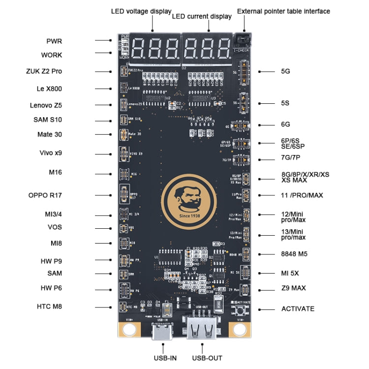 Load image into Gallery viewer, Mechanic BA27 Battery Activation Detection Board For iPhone 5-13 Pro Max / Android Phone
