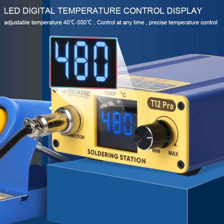 Load image into Gallery viewer, Mechanic T12 Pro Intelligent Anti-static Digital Heating Solder Station
