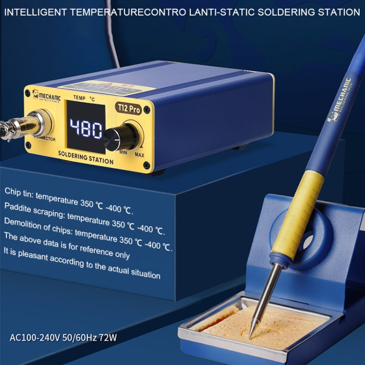 Load image into Gallery viewer, Mechanic T12 Pro Intelligent Anti-static Digital Heating Solder Station
