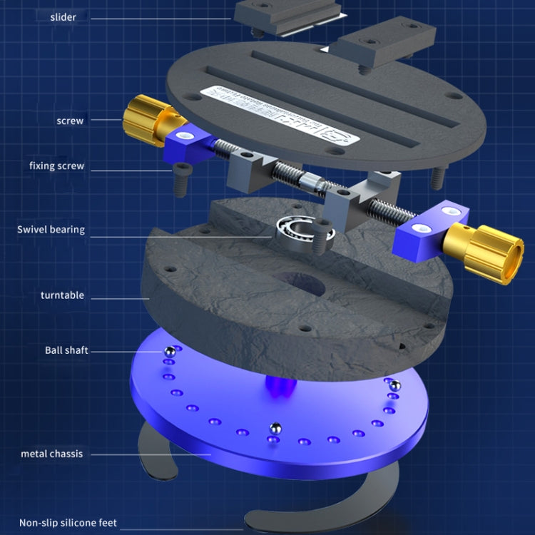 Cargue la imagen en el visor de la galería, Mechanic MK1 mini 360 Degree Rotating Fixture Motherboard IC Chip Holder Clamp
