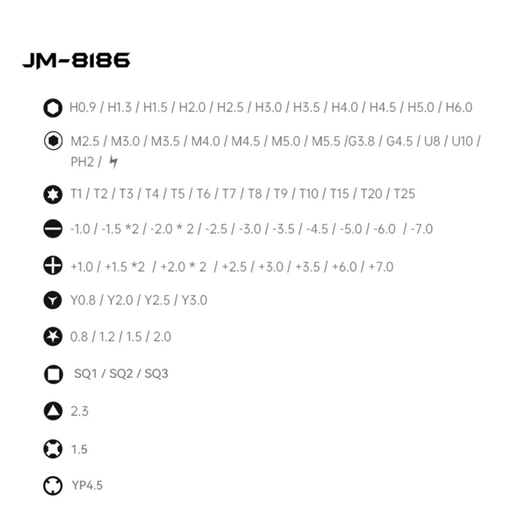 Load image into Gallery viewer, [JM-8186] JAKEMY 83-in-1 Magnetic Screwdriver Set
