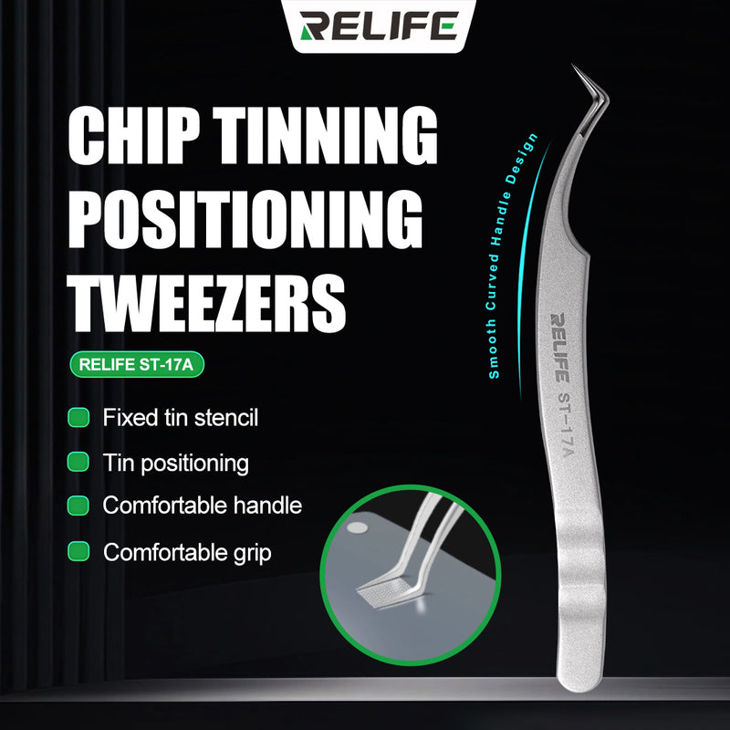 Load image into Gallery viewer, [ST-17A] RELIFE Ultra-Precision Positioning Tweezers for Chip Tinning
