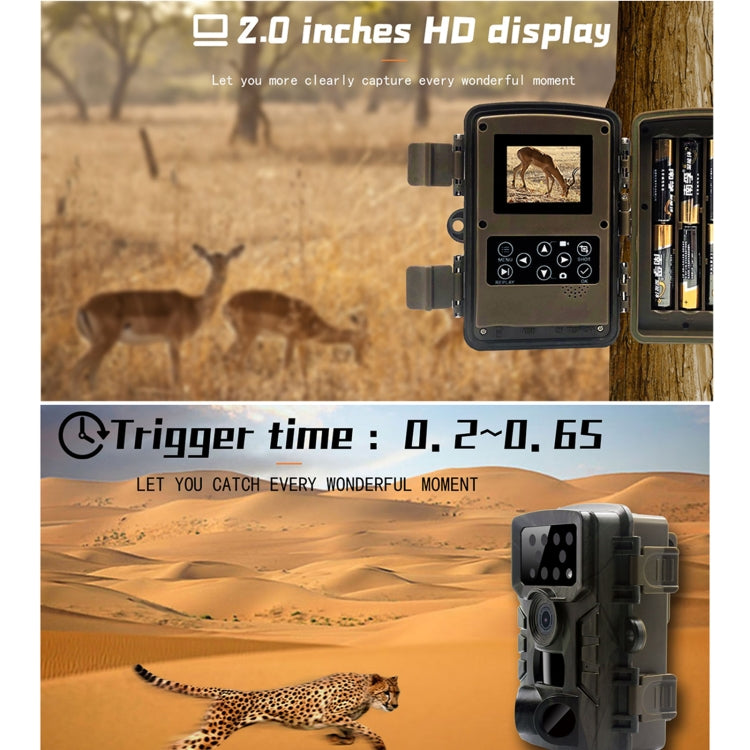 Chargez l&#39;image dans la visionneuse de la galerie, [PR700] 1080P Wildlife Hunting Camera Motion Activated Night Vision Camcorder for Outdoor Tracking Scan Trigger
