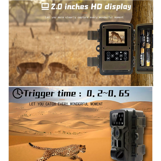 [PR700] 1080P Wildlife Hunting Camera Motion Activated Night Vision Camcorder for Outdoor Tracking Scan Trigger