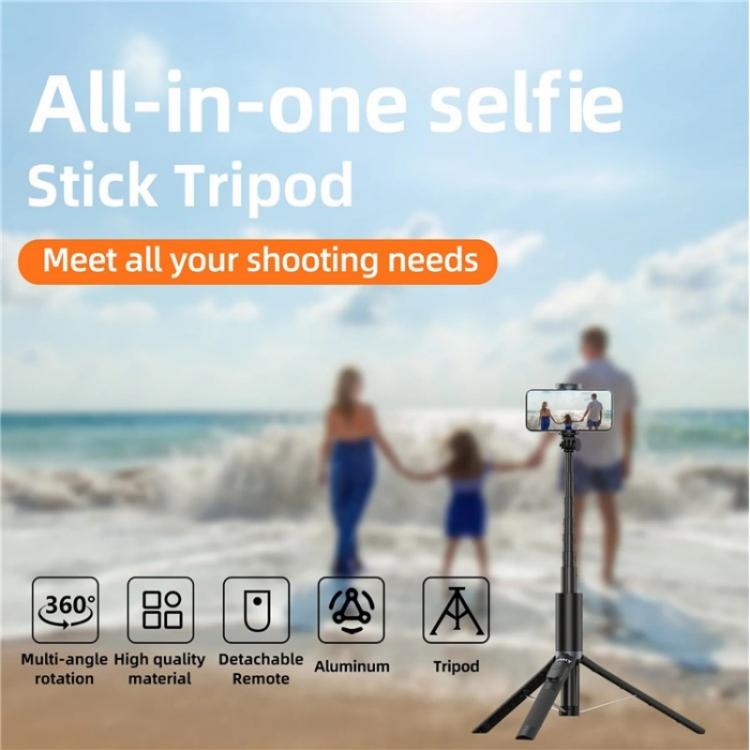 Load image into Gallery viewer, JMARY KT-259 360 Degree Rotating Phone Clip Retractable Selfie Stick Tripod
