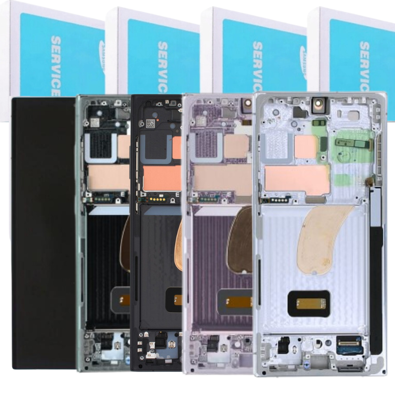 Chargez l&#39;image dans la visionneuse de la galerie, [Samsung Service Pack] Samsung Galaxy S23 Ultra (SM-S918) LCD Touch Digitizer Screen Assembly With Frame - Polar Tech Australia
