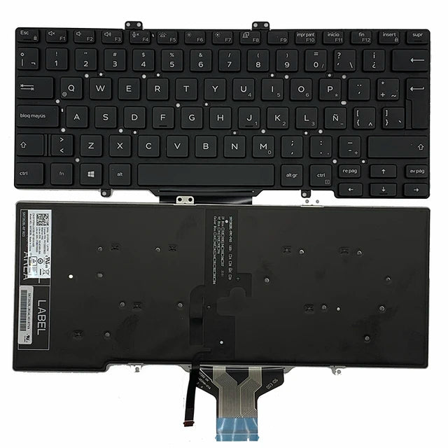 Load image into Gallery viewer, DELL Latitude 7400 5400 5401 5410 5411 07D2R0 0RN86F Laptop Replacement Keyboard Flex US Layout - Polar Tech Australia
