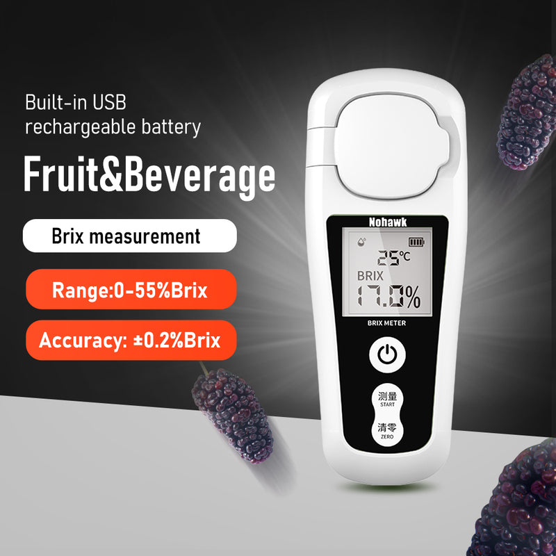 Load image into Gallery viewer, [BM-04s] Nohawk Automatic Digital Brix Refractometer Brix Meter Sugar Saccharometry Meter
