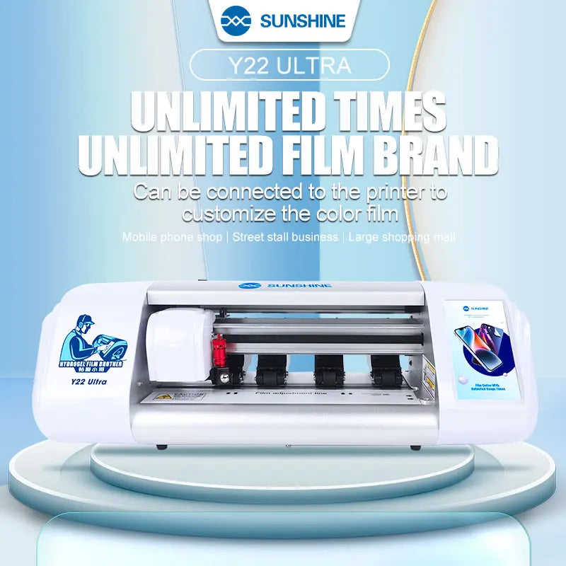 Chargez l&#39;image dans la visionneuse de la galerie, [Y22 Ultra] Sunshine Universal Unlimited Mobile Phone/Tablet/Smart Watch Screen Protector Cutting Machine - Polar Tech Australia
