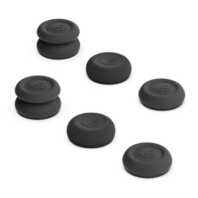 For Steam Deck Game Console Joystick Cap Set Anti-skid Combination Button Cap (Black)